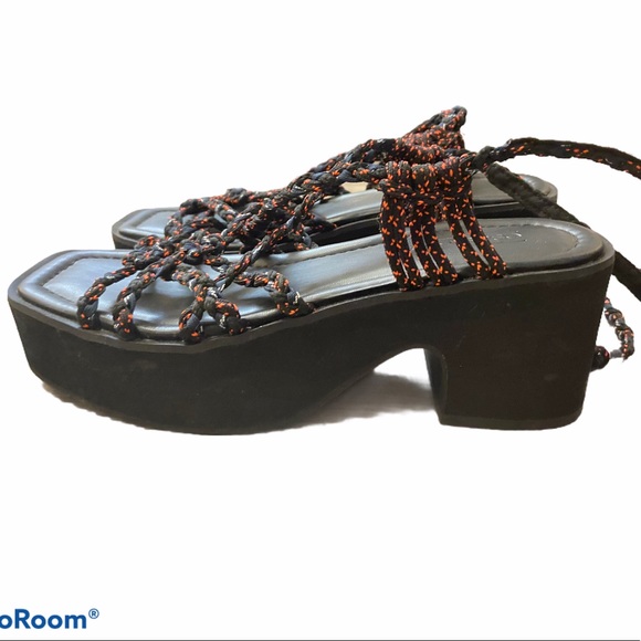 ASOS lace up chunky sandals - Picture 3 of 3